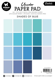 Studio Light Paper Pad (A5) - Unicolor  / Shades of Blue
